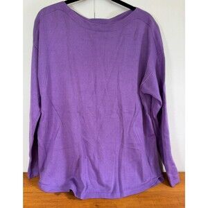 Talbots  Tunic Sweater. Purple Long Sleeve Boatneck, Womens XL, Capsule Wardrobe